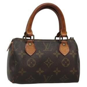 LOUIS VUITTON Monogram Mini Speedy Hand Bag M41534